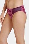 Zivame Plush Mystique Low Rise Full Coverage Bikini Panty - Dark Purple — thumbnail 4